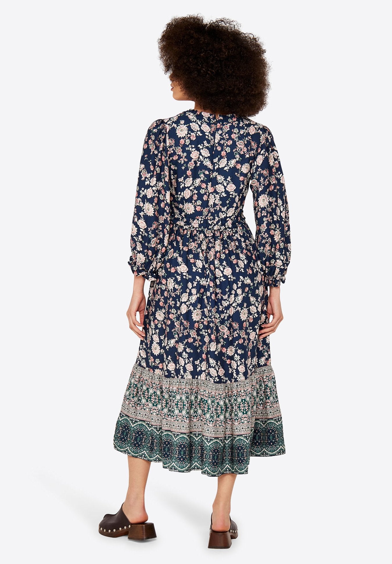 Apricot SARASA RUFFLE MIDI