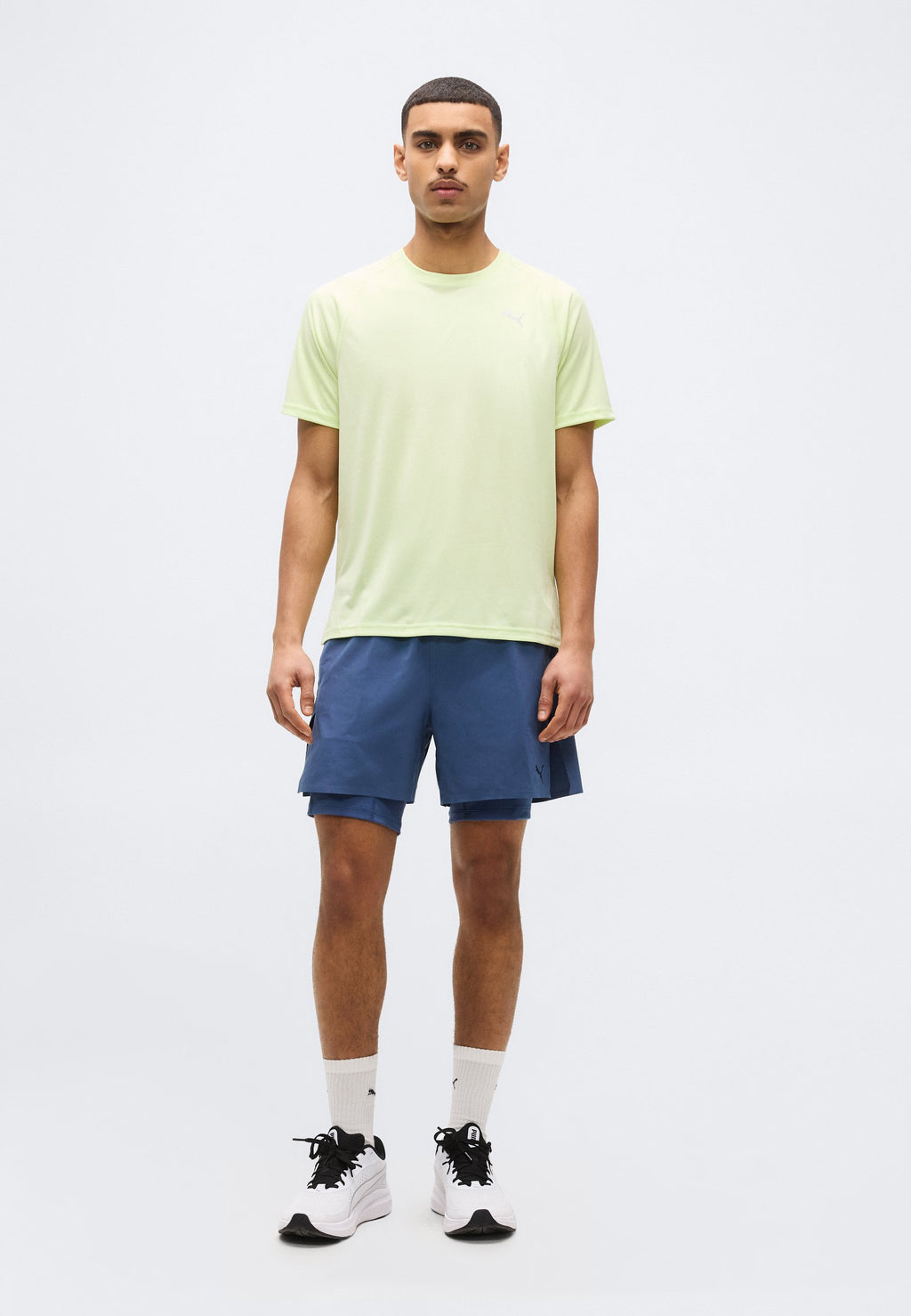 Puma M PWRTRAIN FABRIC MIX TEE