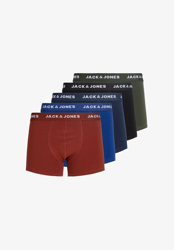 Jack & Jones JACHUEY 5 PACK TRUNKS NOOS - Trunks - rosin pack:sodalite blue - black - fired brick - navy blazer