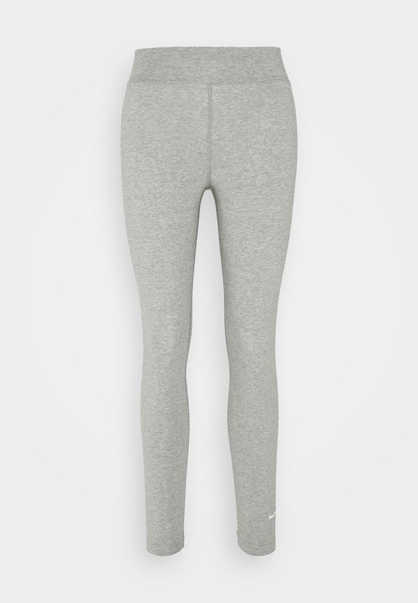Nike Sportswear W NSW ESSNTL LGGNG 7/8 LBR MR - Leggings - Trousers - grey heather/white
