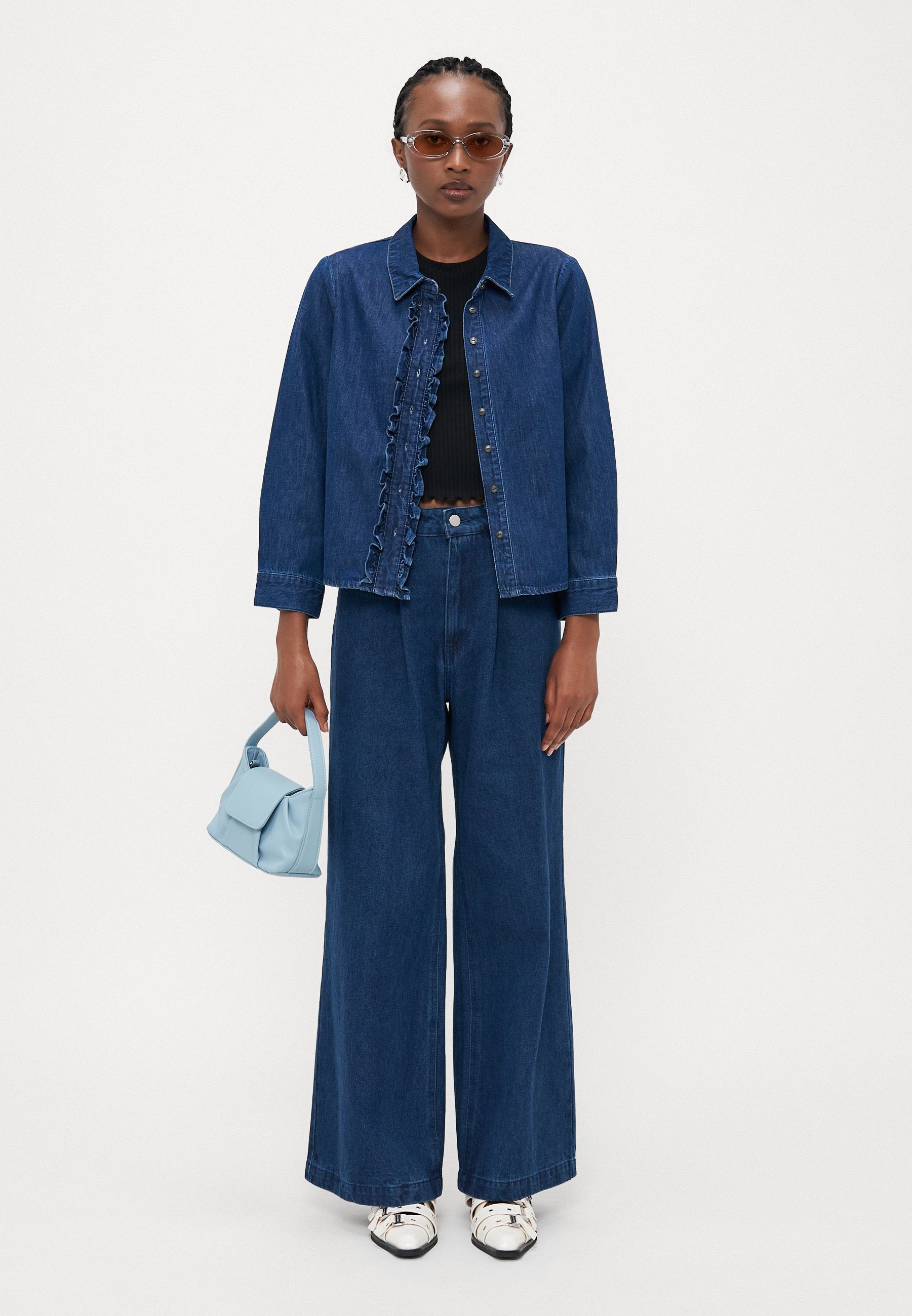 ONLY Petite ONLKAYA FRILL SHIRT