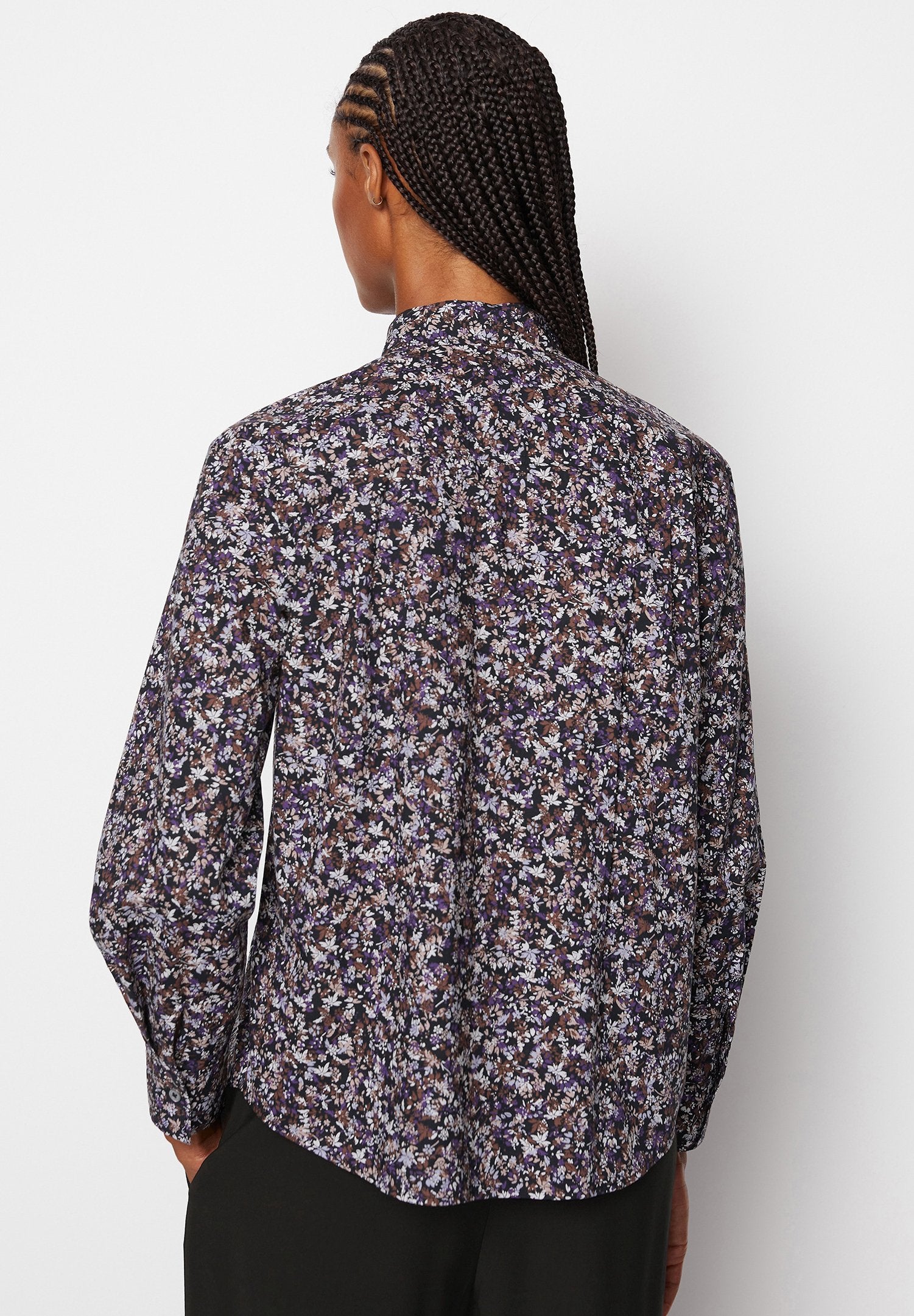 Marc O'Polo SHARP SLEEVE BUTTON PLACKET PRINTED