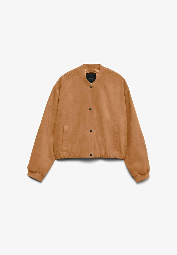 Vero Moda VMMAPLE BOMBER JACKET - Bomber Jacket - tobacco brown