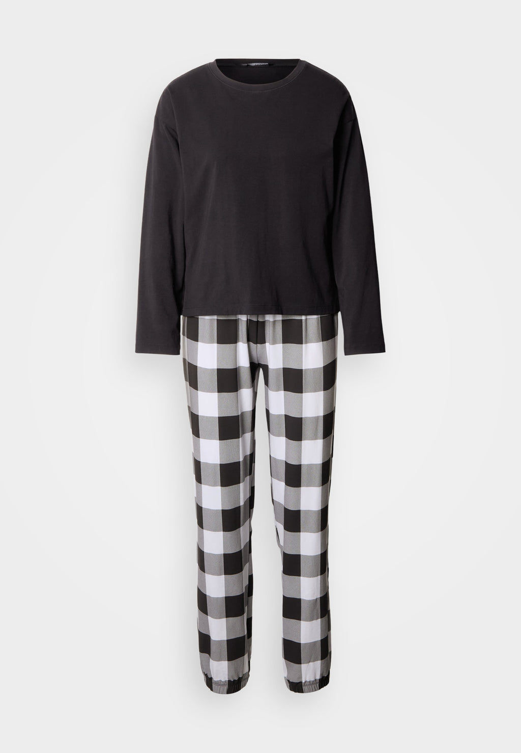 Anna Field COTTON PRINTED CHECK NIGHTWEAR SET