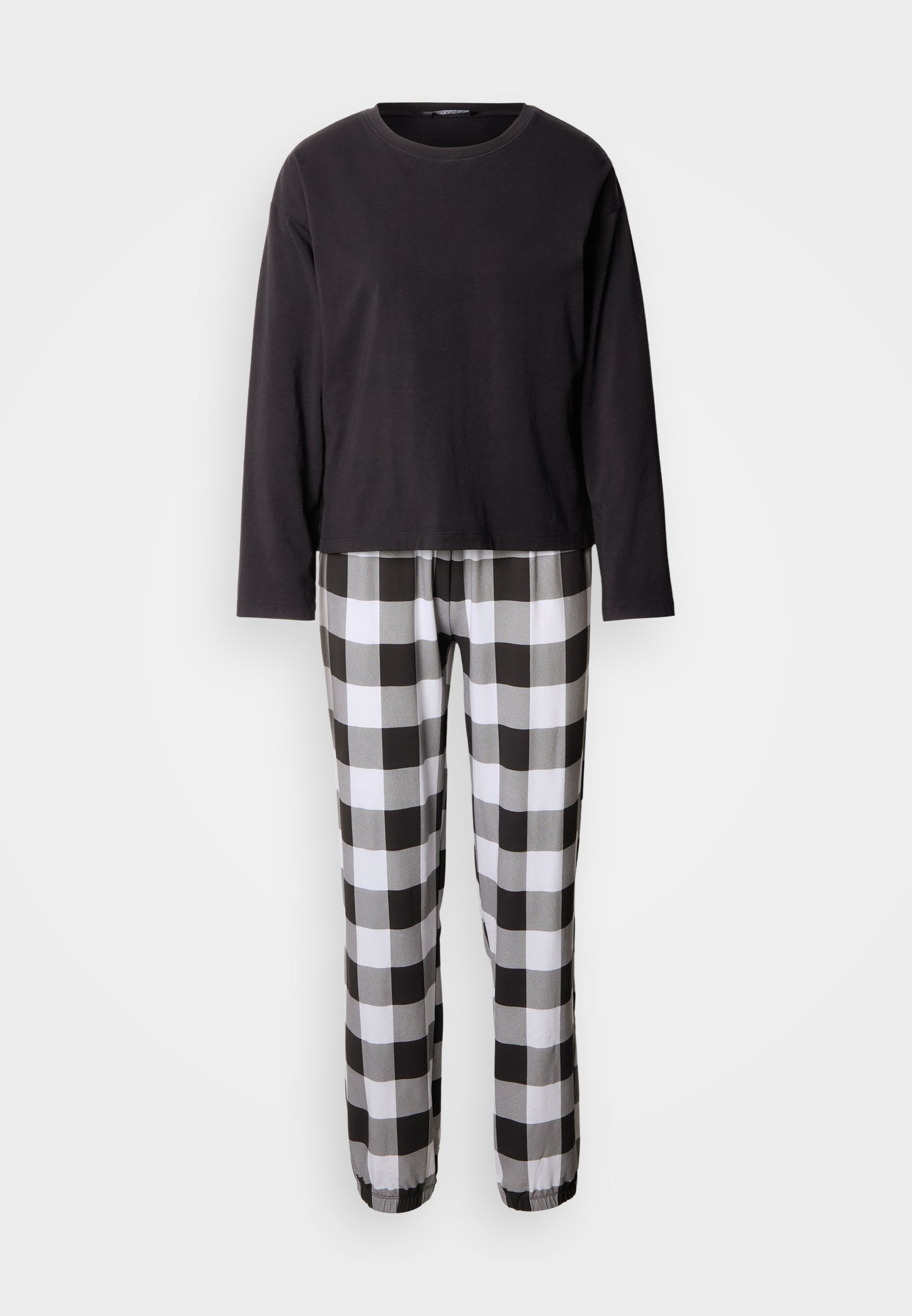 Anna Field COTTON PRINTED CHECK NIGHTWEAR SET