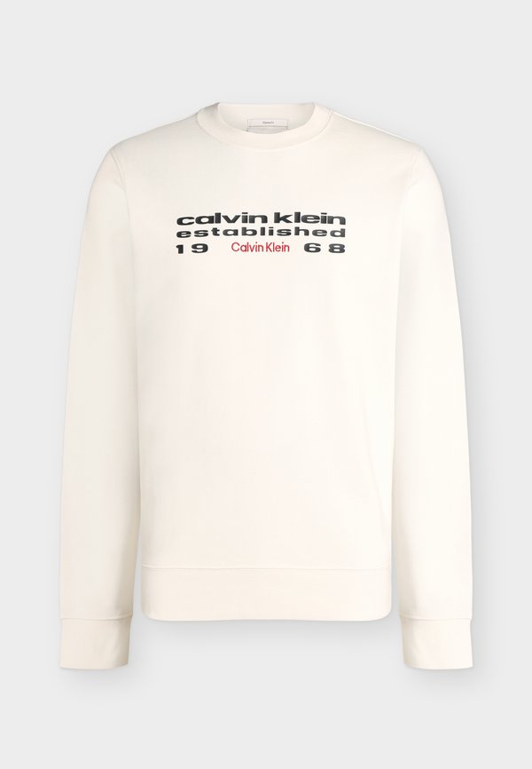 Calvin Klein Jeans GRAPHIC CREWNECK - Sweatshirt - black