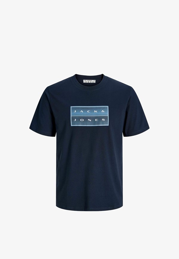 Jack & Jones T-SHIRT PLUS SIZE LOGO T-SHIRT - Print T-shirt - outer space