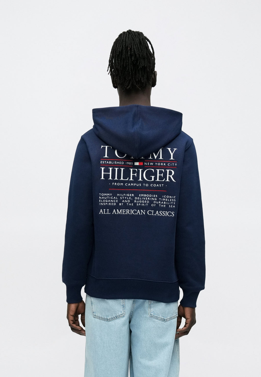 HERITAGE LOGO EMBROIDERY DRAWSTRING HOODY Media 3