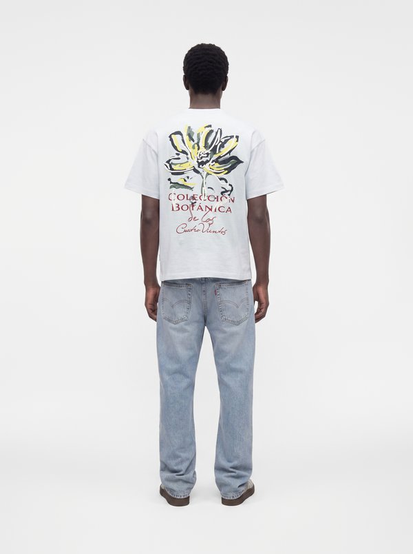 Jack & Jones JORATOCHA PAINT TEE CREW NECK - Print T-shirt - ice water