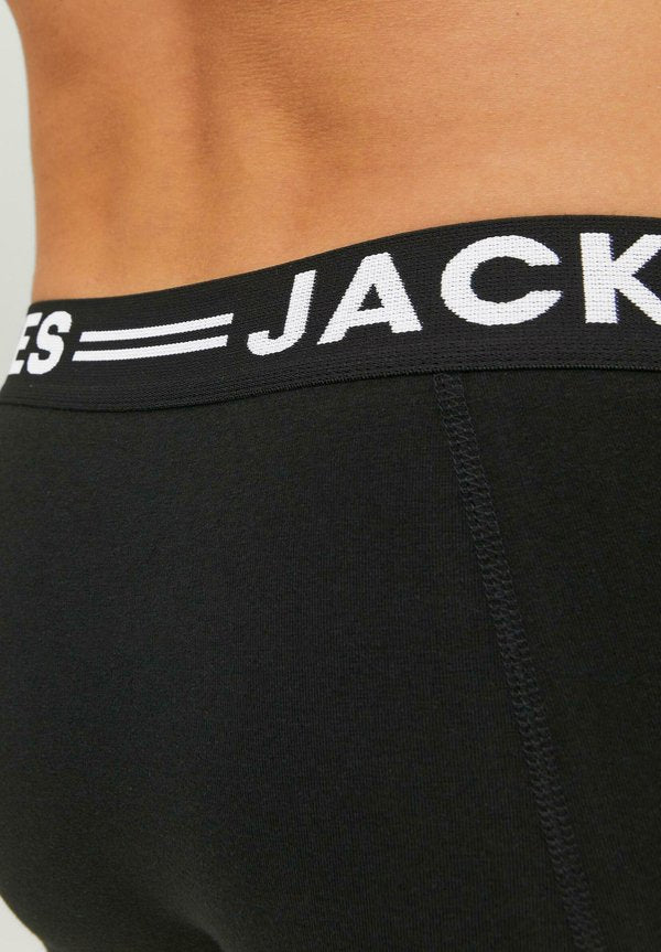 Jack & Jones PLUS SIZE SENSE 3-PACK - MAAT 3XL - Trunks - black