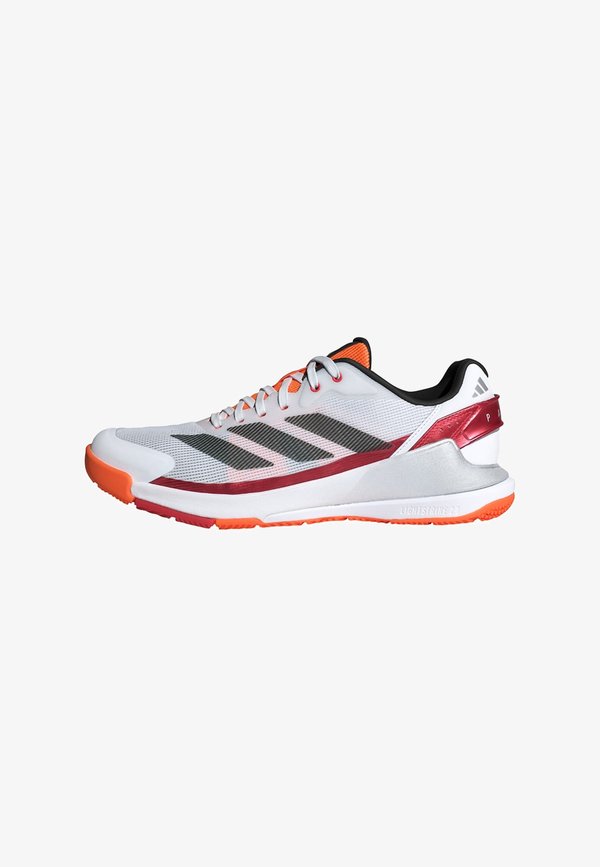 adidas Performance CRAZYQUICK LIGHTSTRIKE PADEL - Padel shoes - cloud white   core black   lucid orange