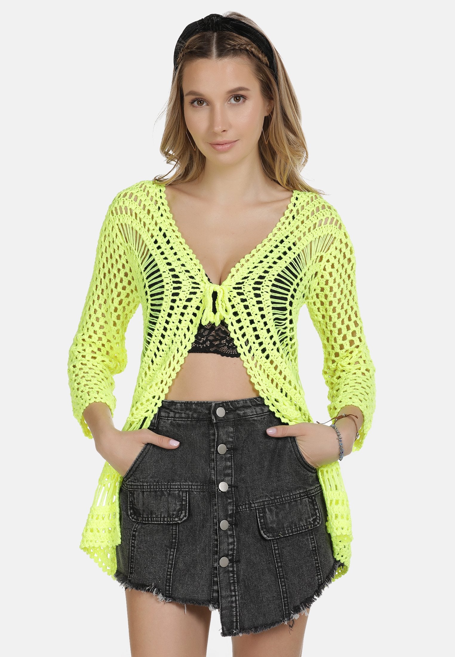 IZIA IZIA HÄKELJACKE