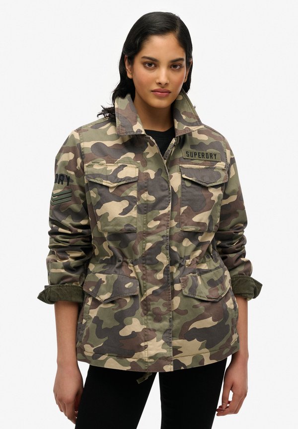 Superdry & Co EMBELLISHED - Summer jacket - army camo