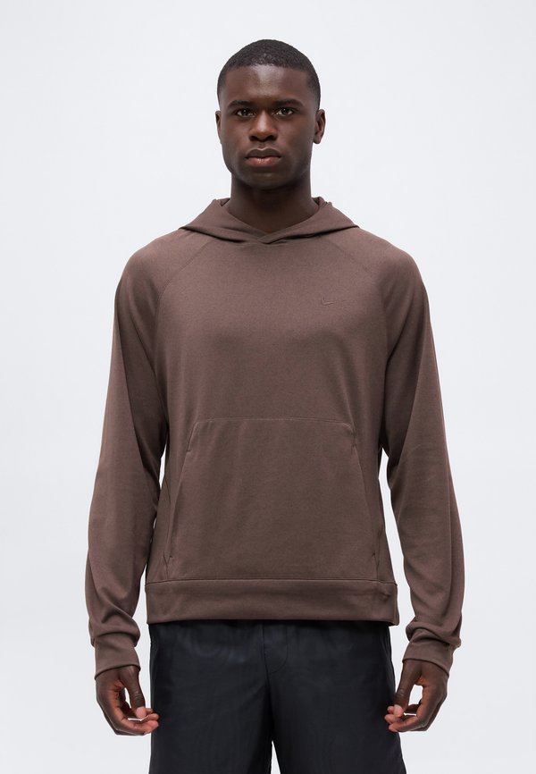 Nike Performance NANO - Hoodie - baroque brown/light chocolate heather