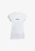 adidas Sportswear ESSENTIALS LINEAR - Basic T-shirt - white   black
