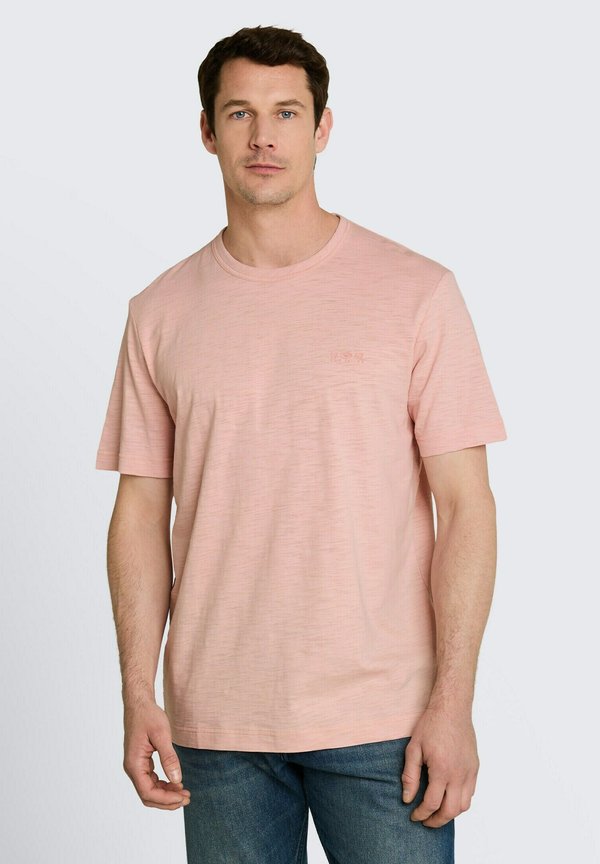 TOM TAILOR TOM TAILOR T-SHIRT T-SHIRT IN MELANGE-OPTIK - Basic T-shirt - twinkle pink
