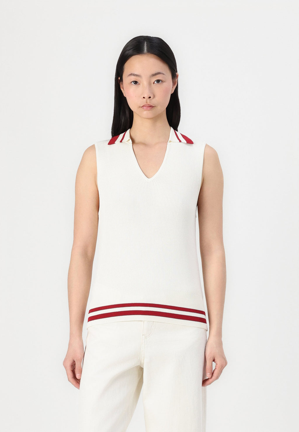Selected Sleeveless V-neck
