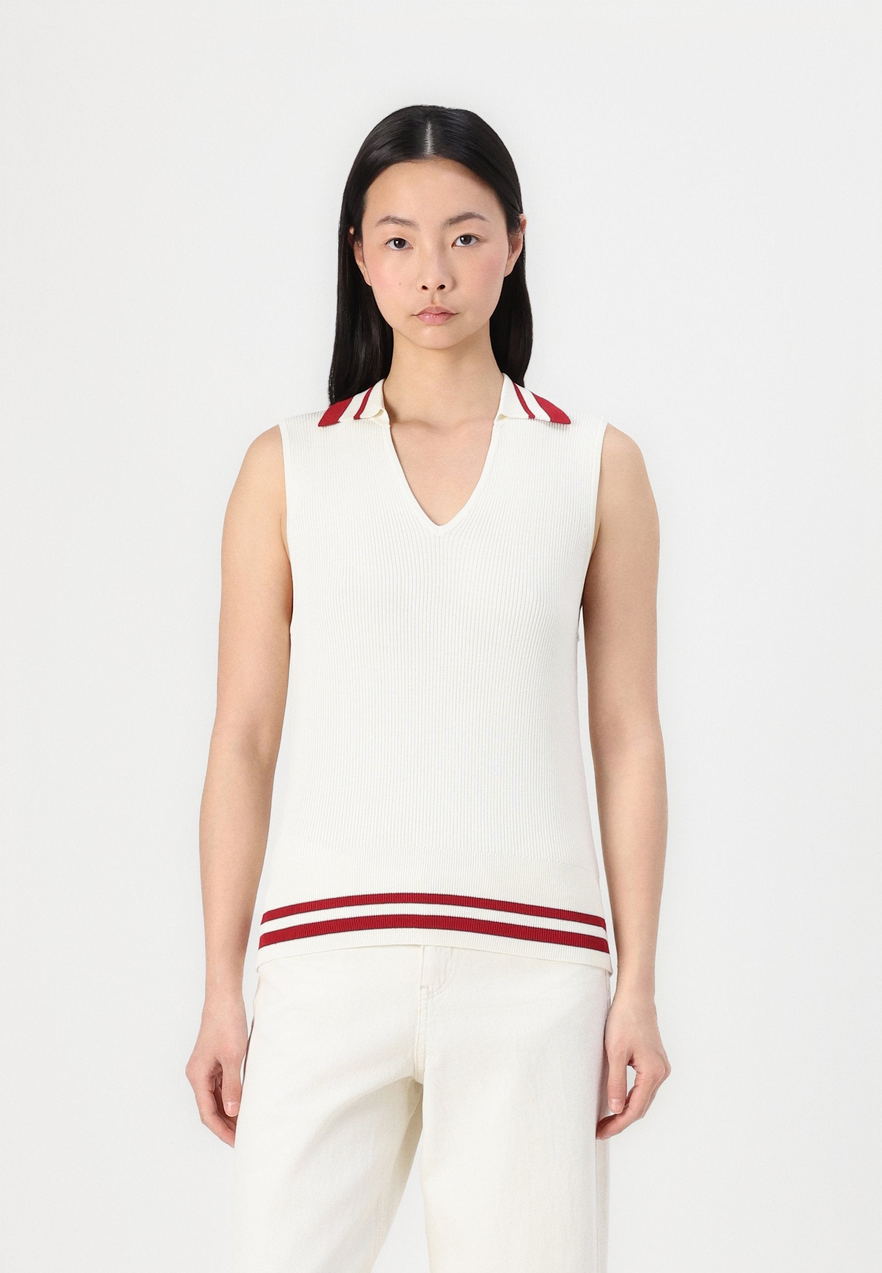 Selected Sleeveless V-neck