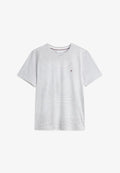 Tommy Hilfiger SEASONAL FIT TEE CORE ESSENTIALS - Print T-shirt - ecru/desert sky