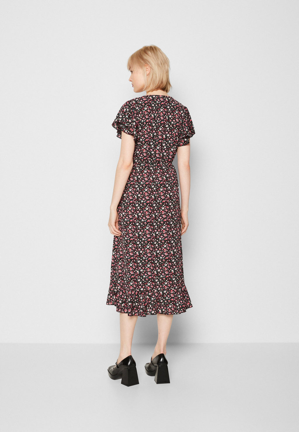 JDY JDYCAMILLA FLOUNCE MIDI DRESS