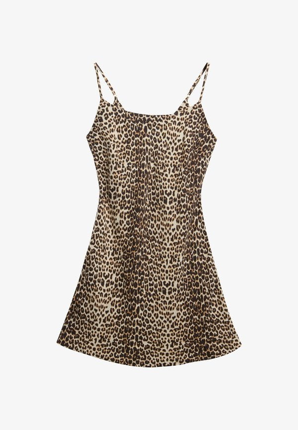 Superdry & Co Day dress - diagonal leopard