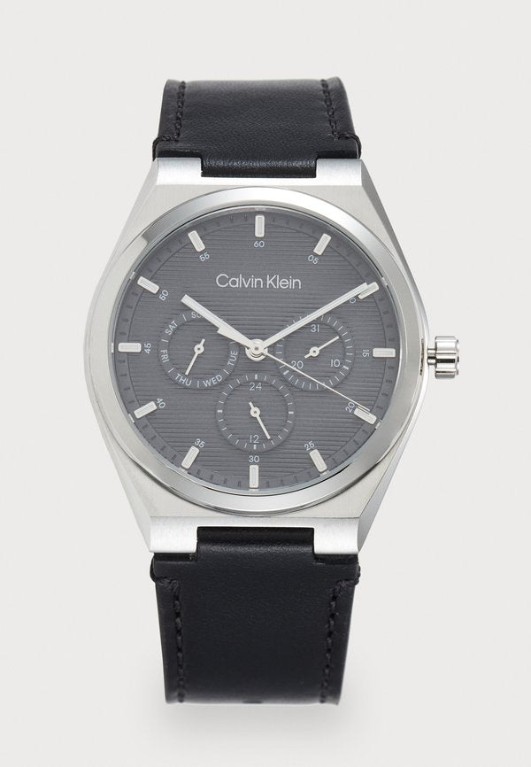 Calvin Klein MOTION - Watch - silver-coloured/black
