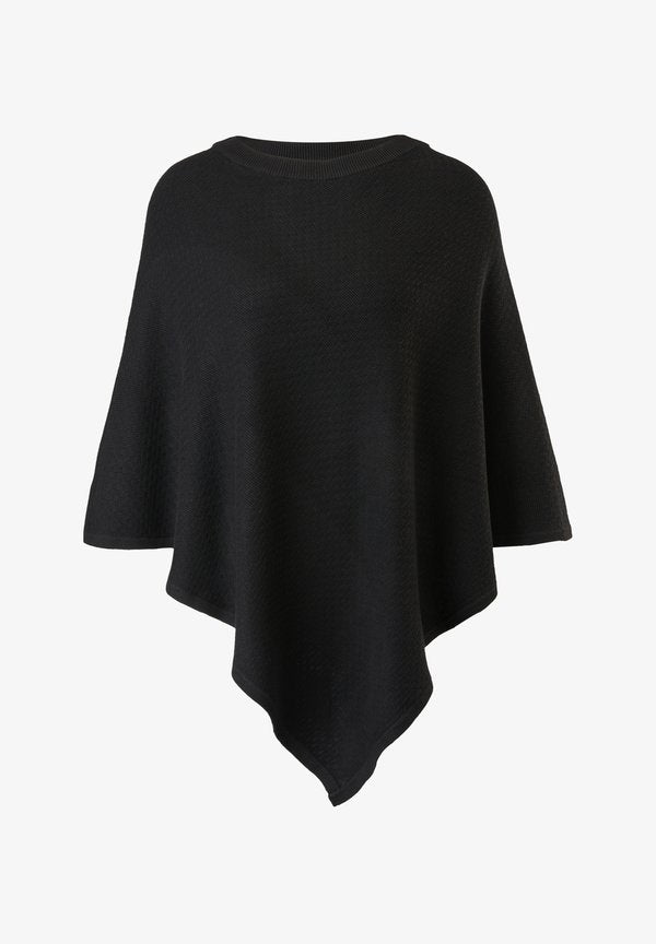 s.Oliver PONCHO - Cape - black