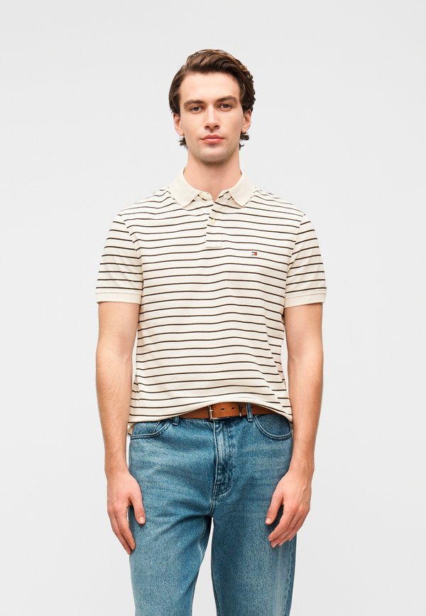 Tommy Hilfiger 1985 REGULAR POLO - Polo shirt - ivory petal/black