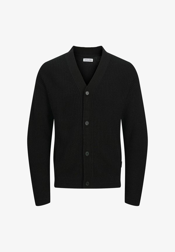 Jack & Jones Knitted Plain Knitted - Cardigan - black