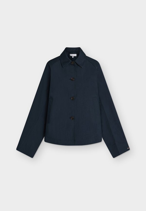 Tommy Hilfiger COTTON SHORT JACKET - Summer jacket - dark night navy