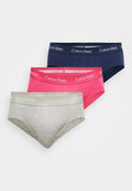 Calvin Klein Underwear HIP BRIEF 3 PACK COTTON STRETCH - Briefs - blue shadow/innuendo/grey heather