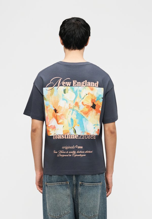 Jack & Jones T- - Print T-shirt - odyssey gray