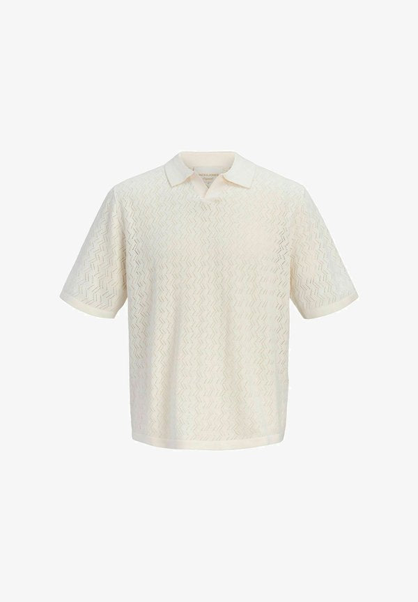 Jack & Jones Knitted Knitted - Polo shirt - White