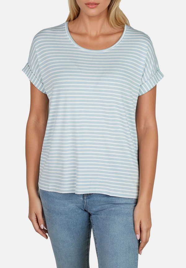 ONLY MOSTER 2 PACK - Print T-shirt - cashmere blue w  cd stripes
