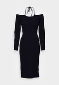 WAL G. ALEXIS CUT OUT HALTER DRESS