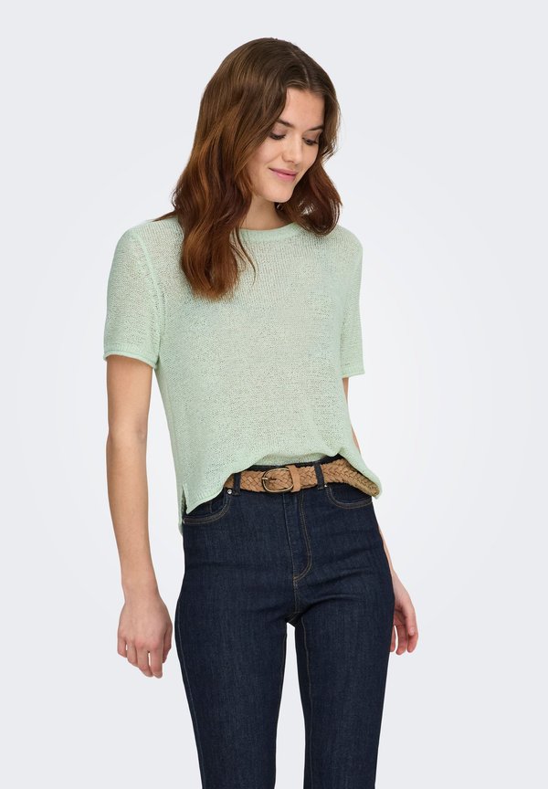 ONLY Knitted ONLSUNNY Knitted - Basic T-shirt - green