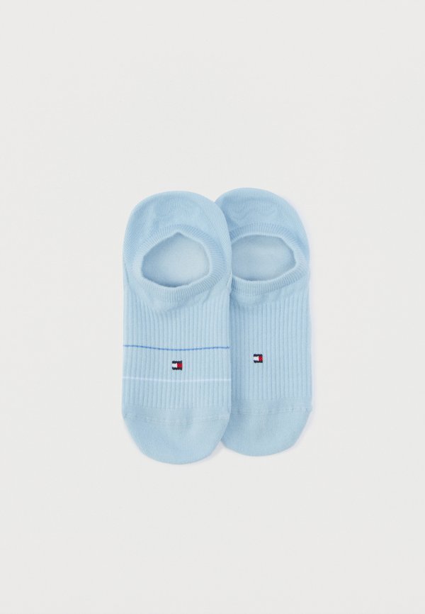 Tommy Hilfiger WOMEN FOOTIE 2 PACK - Invisible socks - light blue