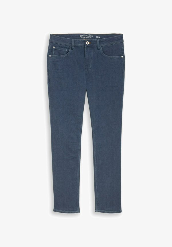 TOM TAILOR TTJOSH REGULAR SLIM FIT - Slim fit jeans - rinsed blue grey denim