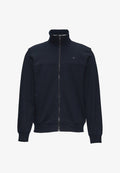 s.Oliver SWEATJACKE MIT STEHKRAGEN UND LOGO-DETAIL - Zip-up sweatshirt - navy