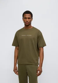 Tommy Hilfiger ORIGINAL LOGO TEE - Pyjama top - army green