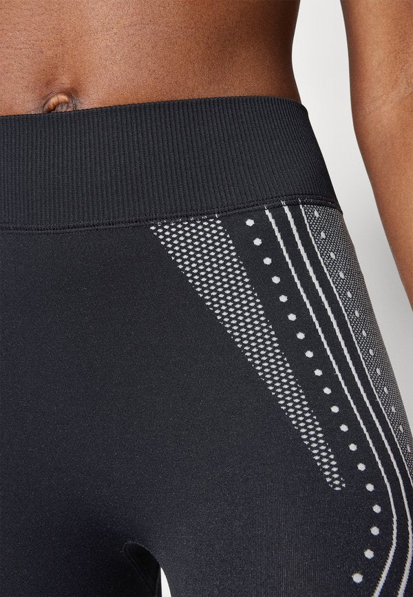 Even&Odd active FULL LENGTH HIGH RISE SEAMLESS LEGGINGS WITH CONTRAST PATTERN