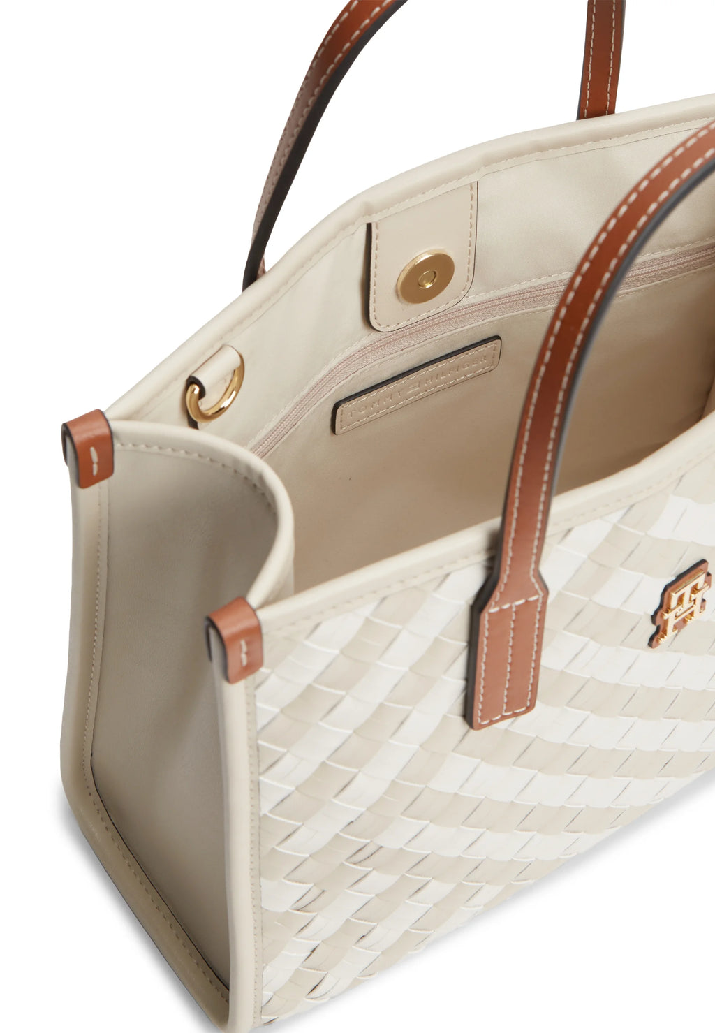 Tommy Hilfiger CITY WOVEN CROSSBODY TOTE BAG - Handbag