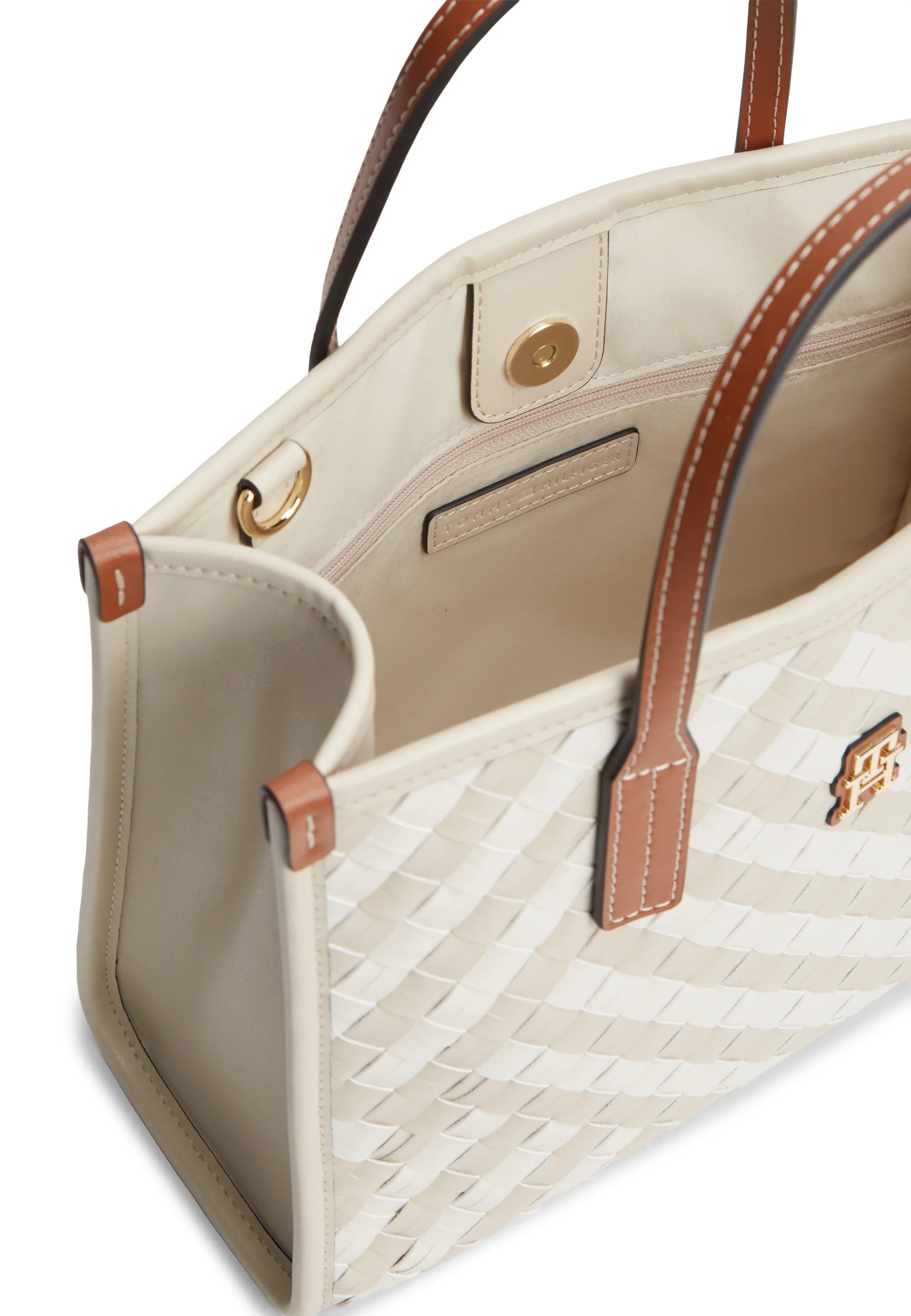 Tommy Hilfiger CITY WOVEN CROSSBODY TOTE BAG - Handbag