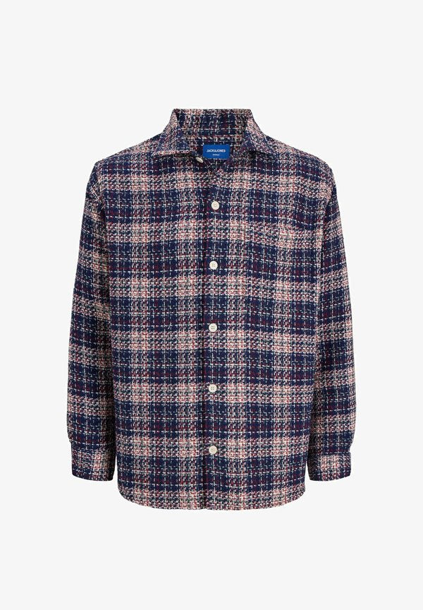 Jack & Jones Over Relaxed Fit - Shirt - ocean cavern