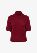 ONLY Knitted ONLPIUMO Knitted - Basic T-shirt - cabernet