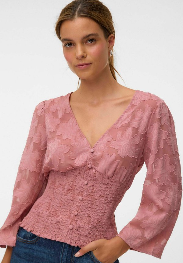 Vero Moda TOP VMGABI TOP - Blouse - nostalgia rose