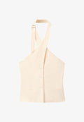 Mango ADULT - Waistcoat - offwhite