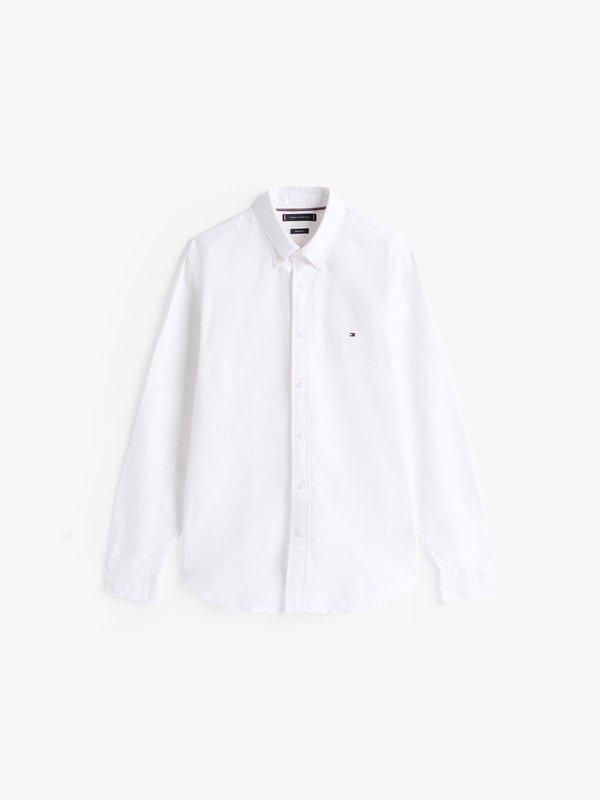 Tommy Hilfiger SOLID HERITAGE OXFORD RF SHIRT - Shirt - white