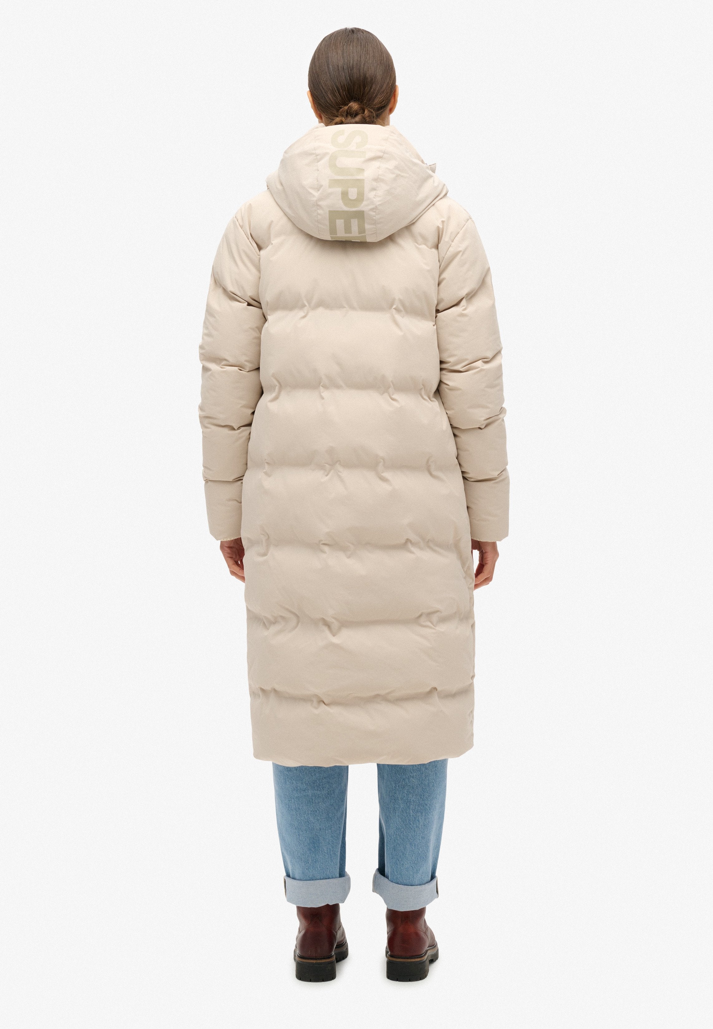 Superdry & Co HOODED LONGLINE PUFFER