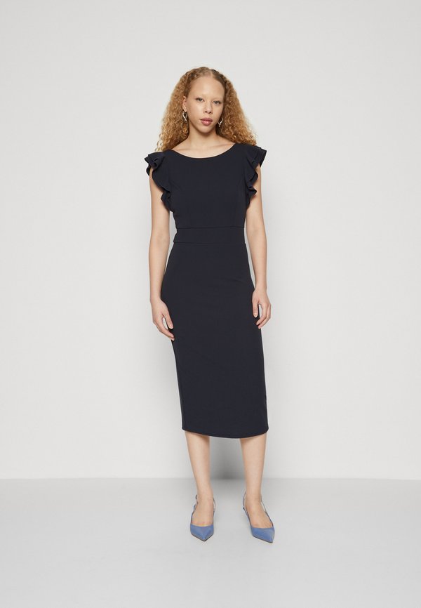 VILA VIWALLIE FLOUNCE MID CALF DRESS